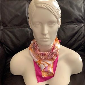 New silk scarf, face mask, headband